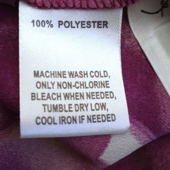 ANN TAYLOR LOFT PURPLE, BLACK, & WHITE DRESS SZ.0 EUC - Picture 8 of 8